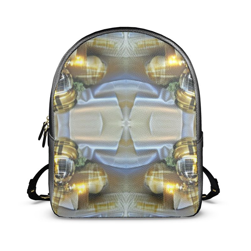Cream Aurora Colville Leather Backpack