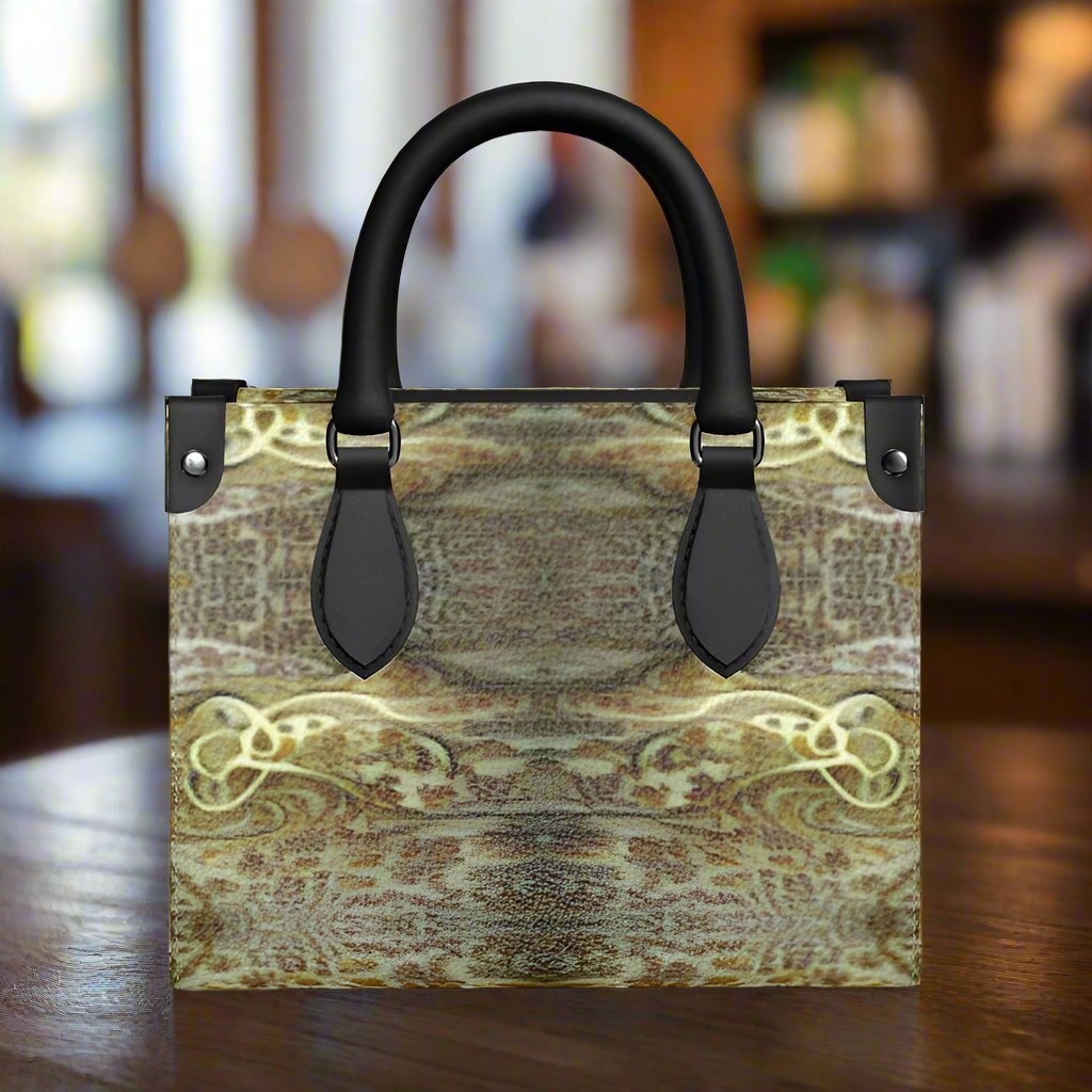 Indulge in luxury with our 8 Mile Fur Print Mini Bonchurch Shopper Bag. Made from genuine Nappa leather, this structured rectangular bag features a striking animal pattern and a soft suede lining in tan. Handmade by experts, it also includes two inside pockets for added convenience. Plus, enjoy free shipping with your purchase.