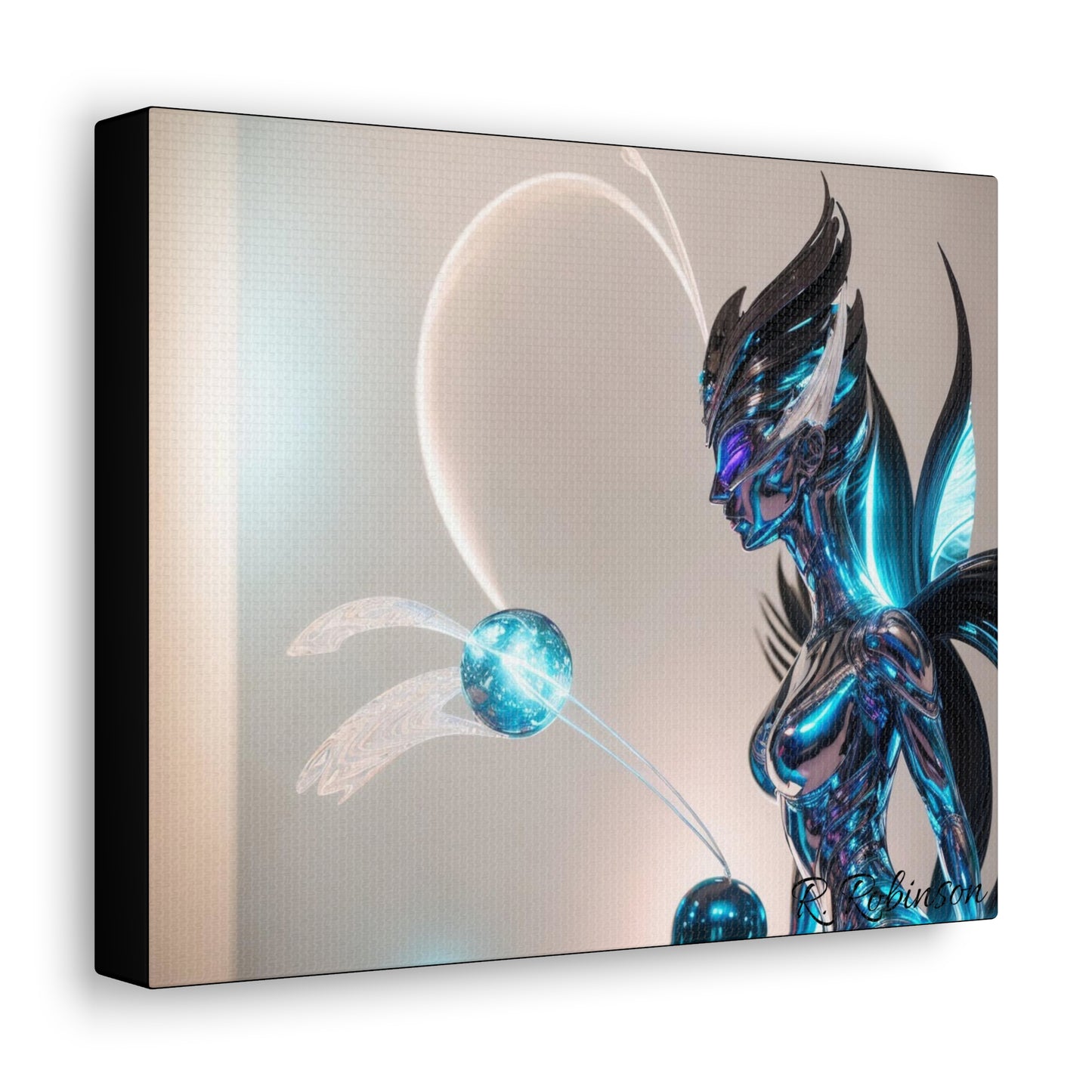 Introducing Plasma Woman #2 Canvas Gallery Wraps - the second in a collectable series! Elevate your space with these top-quality, finely textured canvases, reproducing images with stunning clarity and detail. Made with 100% cotton and a 0.0135 inch thickness, these durable canvases are perfect for showcasing vibrant and detailed artwork in multiple sizes. Upgrade your indoor decor now.