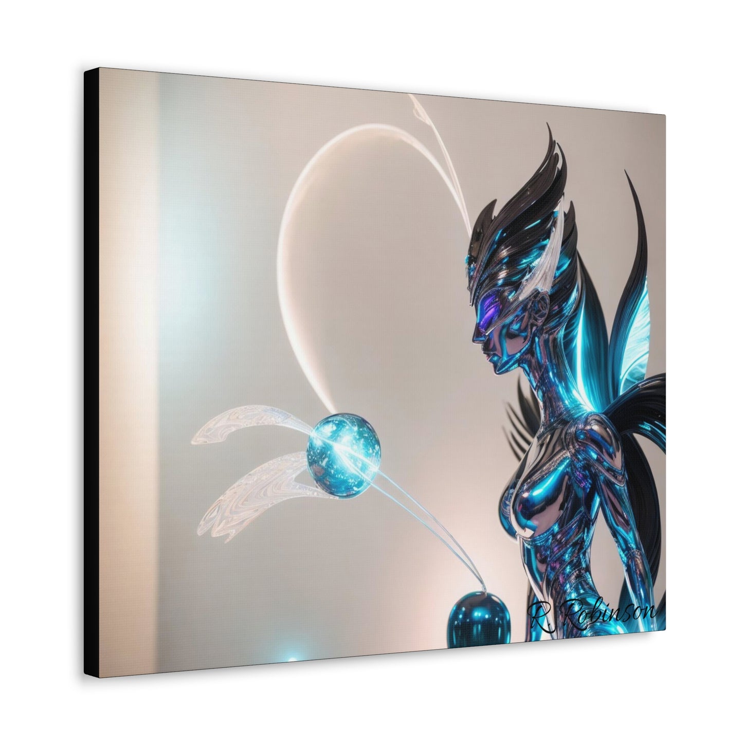 Introducing Plasma Woman #2 Canvas Gallery Wraps - the second in a collectable series! Elevate your space with these top-quality, finely textured canvases, reproducing images with stunning clarity and detail. Made with 100% cotton and a 0.0135 inch thickness, these durable canvases are perfect for showcasing vibrant and detailed artwork in multiple sizes. Upgrade your indoor decor now.