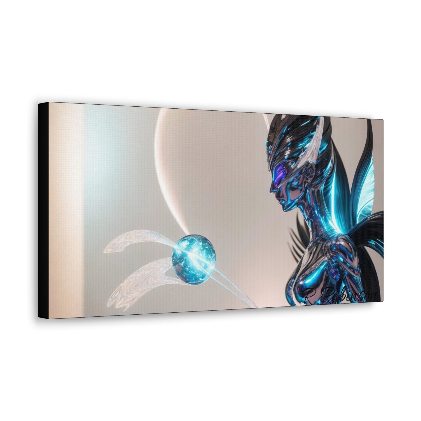 Introducing Plasma Woman #2 Canvas Gallery Wraps - the second in a collectable series! Elevate your space with these top-quality, finely textured canvases, reproducing images with stunning clarity and detail. Made with 100% cotton and a 0.0135 inch thickness, these durable canvases are perfect for showcasing vibrant and detailed artwork in multiple sizes. Upgrade your indoor decor now.