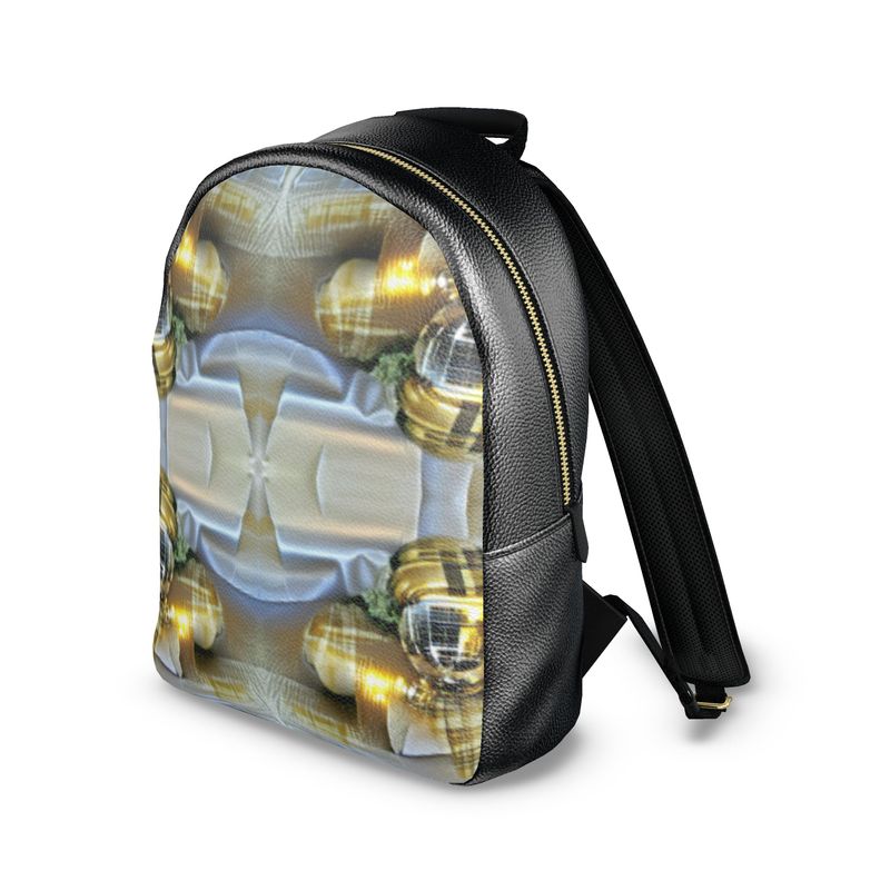 Cream Aurora Colville Leather Backpack