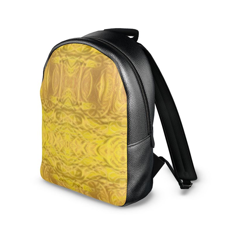 Canary Yellow 140 Colville Leather Backpack