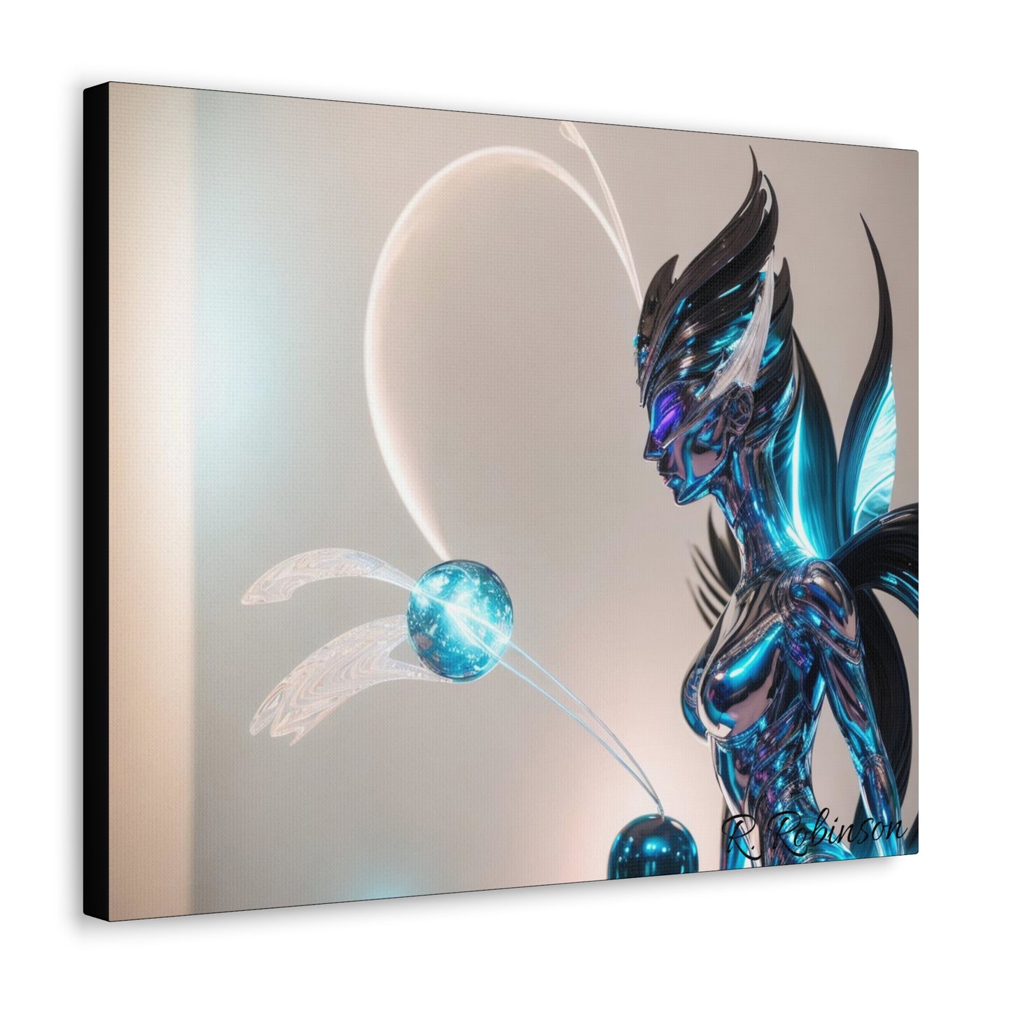 Introducing Plasma Woman #2 Canvas Gallery Wraps - the second in a collectable series! Elevate your space with these top-quality, finely textured canvases, reproducing images with stunning clarity and detail. Made with 100% cotton and a 0.0135 inch thickness, these durable canvases are perfect for showcasing vibrant and detailed artwork in multiple sizes. Upgrade your indoor decor now.