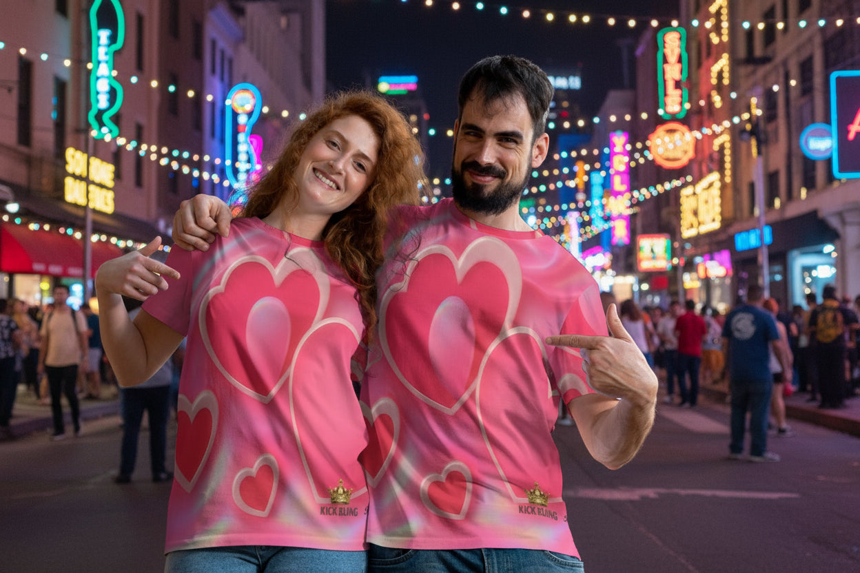 Unleash your edge with the Sheer Love2 Basic T—a fearless staple that refuses to play it safe. Crafted from premium jersey (95% polyester, 5% spandex), this tee delivers breathable comfort without sacrificing attitude. The classic round neck and relaxed fit give you room to move, while the substantial 180 g/m² fabric weight ensures it holds its shape through bold adventures. Machine wash cold, and let this essential piece become your go-to canvas for making a statement, day after day.