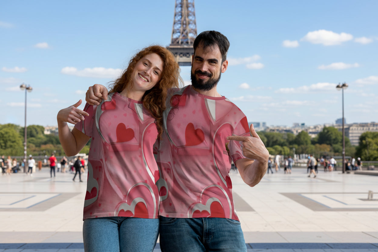 Love1 Basic T is the fearless essential that refuses to play it safe. Crafted from premium jersey blend (95% polyester, 5% spandex), this tee delivers breathable comfort without compromise. The classic round neck and relaxed fit make it your go-to for everyday confidence—whether you're making a statement or keeping it understated. At 180 g/m², the fabric weight ensures durability that lasts. Machine wash cold, tumble dry low, and you're ready to take on whatever comes next.