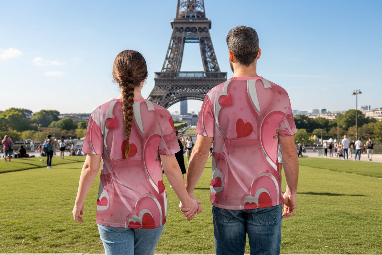 Love1 Basic T is the fearless essential that refuses to play it safe. Crafted from premium jersey blend (95% polyester, 5% spandex), this tee delivers breathable comfort without compromise. The classic round neck and relaxed fit make it your go-to for everyday confidence—whether you're making a statement or keeping it understated. At 180 g/m², the fabric weight ensures durability that lasts. Machine wash cold, tumble dry low, and you're ready to take on whatever comes next.