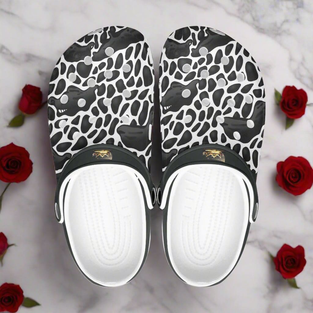 Step into a new dimension of style with our 313rd Dimension Printed Clogs! Made with soft, lightweight EVA material, these unisex clogs are perfect for both indoor and outdoor wear. Plus, don't forget to add the matching jacket to your order for a special 2 for $50 deal! Comfort, durability, and style all in one product. Shop now!