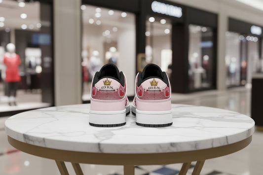 Step up your style and comfort with the Love1 Dunk Low-Top Leather Sports Sneakers. Featuring a sleek leather upper paired with breathable mesh lining, these sneakers keep your feet cool while offering lasting comfort. The soft EVA padded insoles cushion every stride, and the durable rubber outsole ensures excellent grip and wear resistance. Ideal for adding a sporty, playful edge to your wardrobe