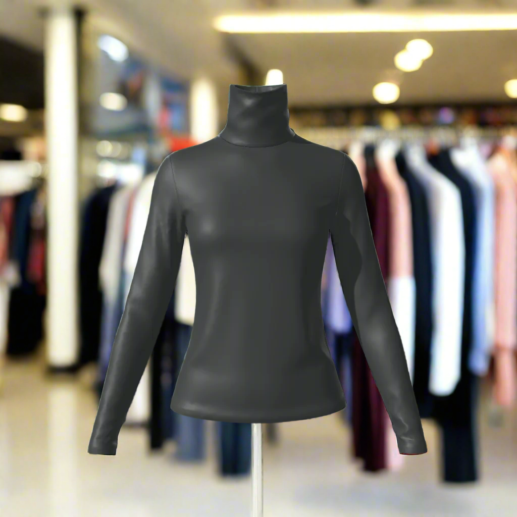 Elevate your wardrobe with our Women's Turtle Neck Top. Made from a luxurious blend of 95% polyester and 5% spandex, this top offers high stretch and a moderate thickness for comfort and style. Perfect for any occasion, from daily casual to special events, this top features a turtleneck and long sleeves for an elegant and sophisticated look. Care instructions are included for easy maintenance. Experience the ultimate in comfort and fashion with our Women's Turtle Neck Top.