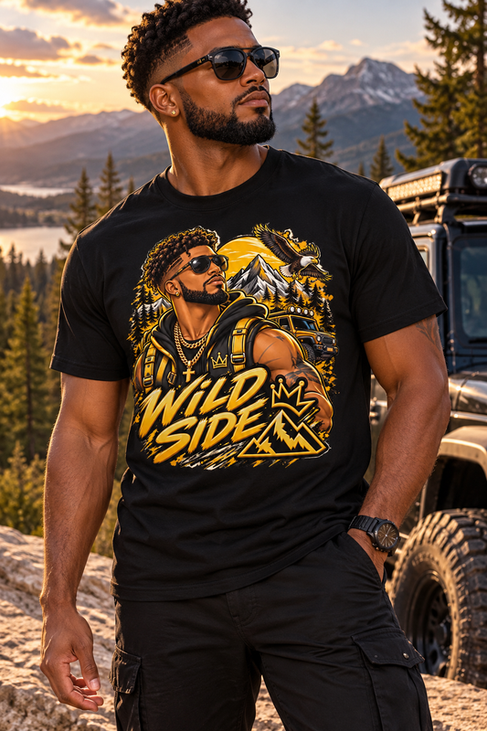 Kick Bling™ CE-001 Wild Side Graphic T-Shirt
