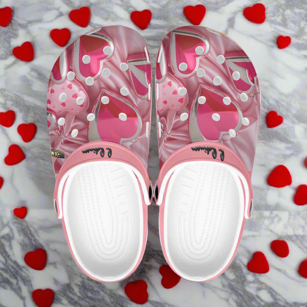 Introducing Love3 Printed Clogs, your ultimate comfort footwear designed for both men and women. The soft lightweight EVA upper vamps provide a snug fit, while the durable outsole offers anti-slip performance for both indoor and outdoor use. Plus, with the option to wear as flip-flops or sandals, you'll have versatility and style in one! Complete the look with the matching jacket. Elevate your comfort game today!