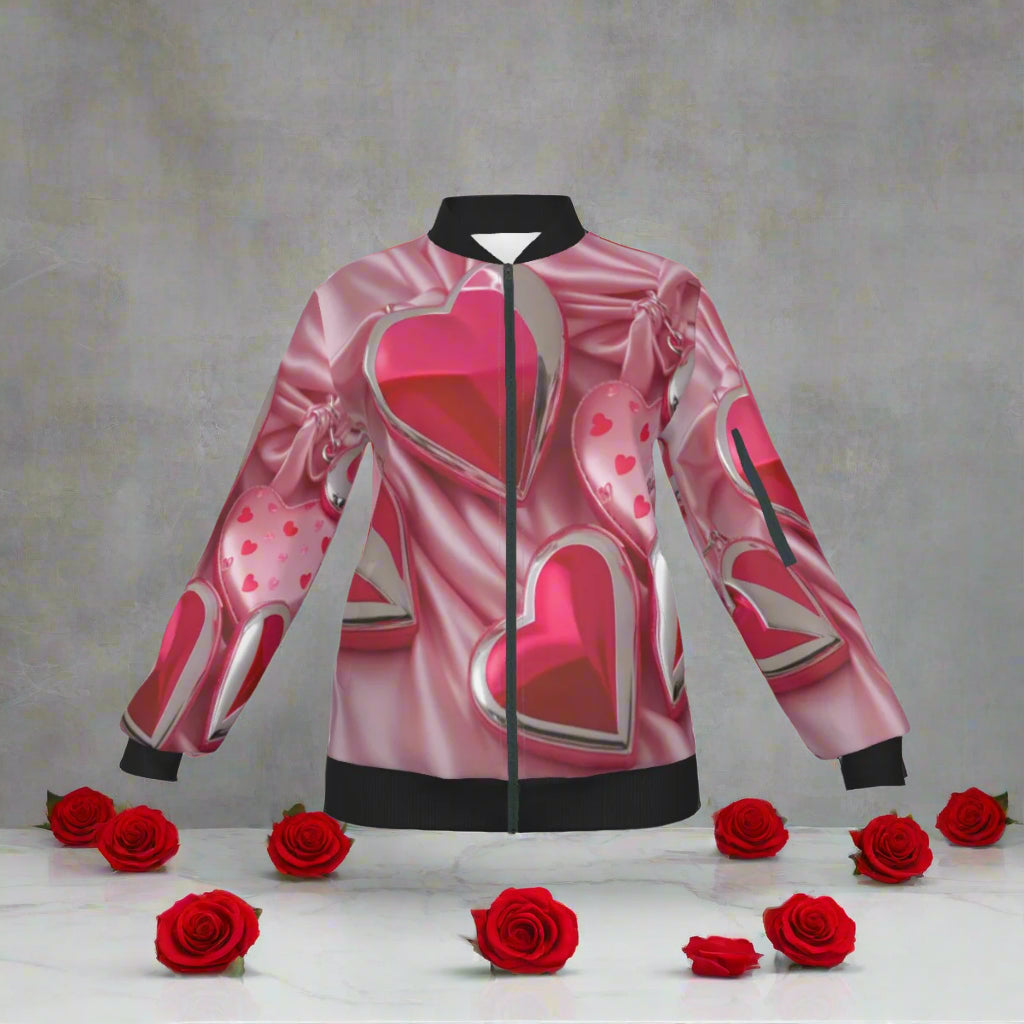 Stay warm and stylish all day long with Love3 Women's Jacket! Made of 100% polyester, this regular fit jacket features a decorative zipper on the sleeves. With a fabric weight of 140g/m², it provides all-day ease and warmth. Mix and match it with any T-shirt and pants for a unique and fashionable look. Get a $50 combo deal by adding matching clogs to your order!