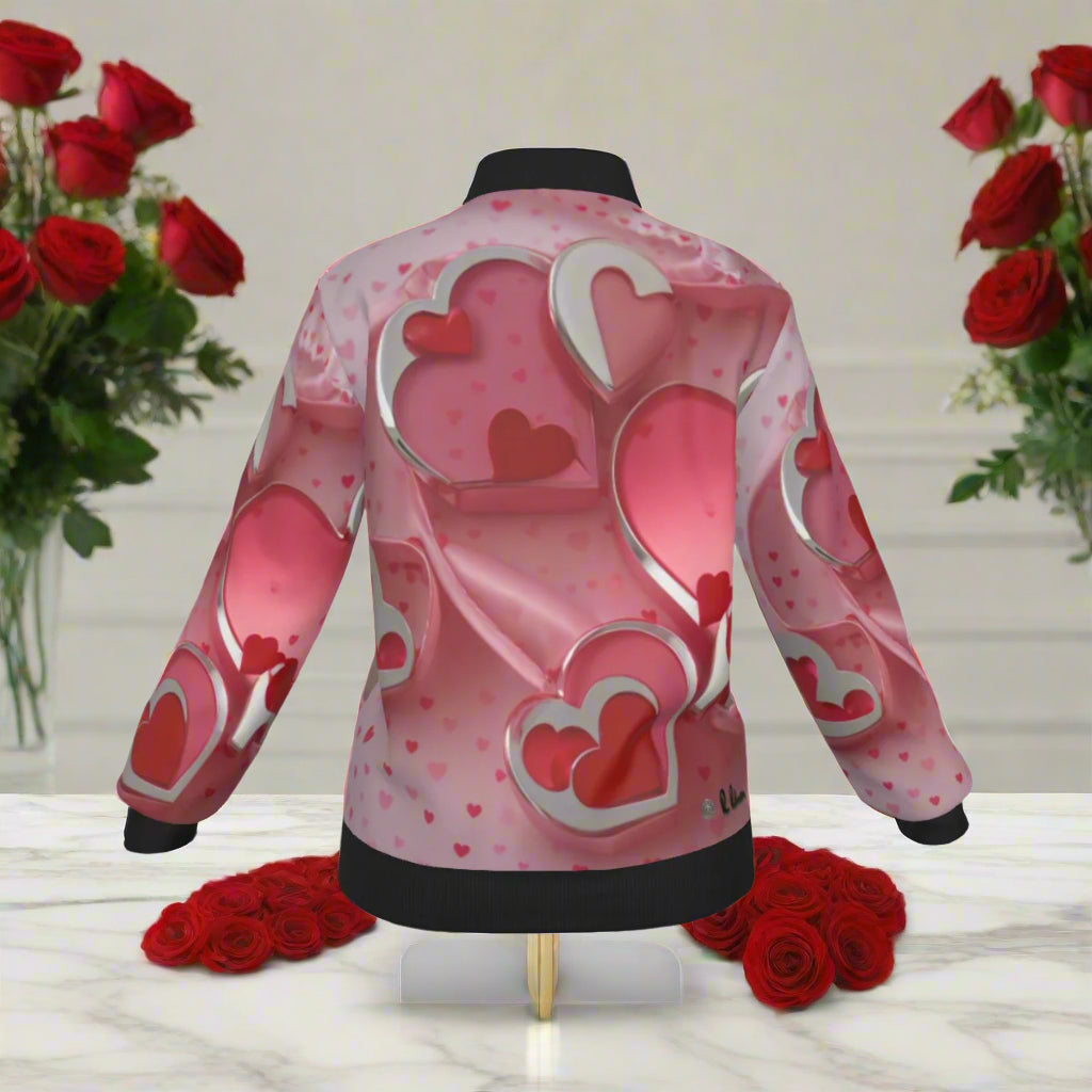 The Love 1 Women's Jacket is a must-have for any fashion-forward woman! Made with 100% polyester fabric and a regular fit, it's both stylish and comfortable. The decorative zipper on the jacket sleeve adds a unique touch. With a lightweight fabric weight of 140g/m², it's perfect for all seasons, it's the perfect addition to your wardrobe. Plus, with a quick production time of 2-4 business days, you won't have to wait long to show off your new jacket!