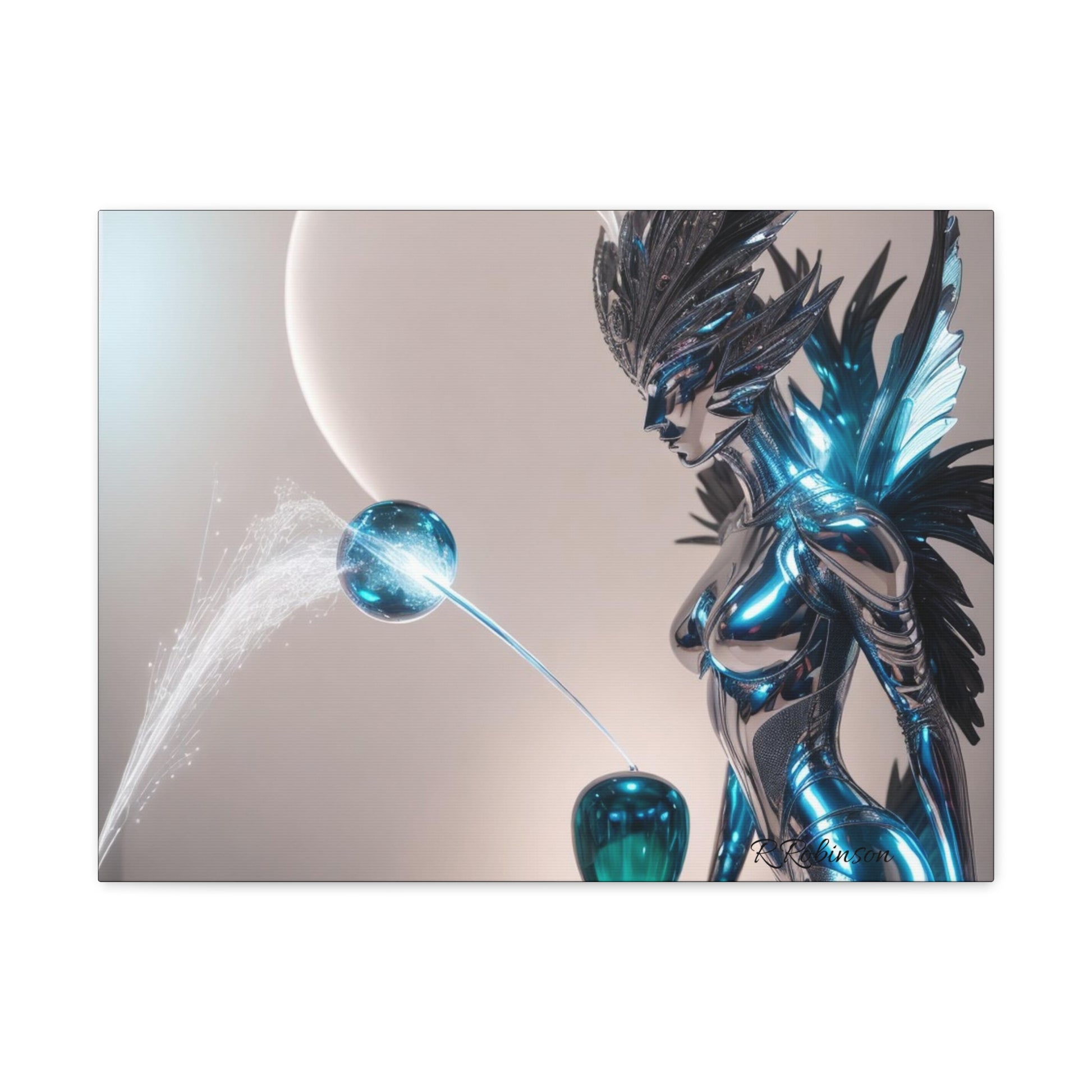 Elevate your interior with the exclusive Plasma Woman No 3 Canvas Gallery Wraps. As the 3rd collectable in the series, these top-quality canvas wraps feature finely textured, artist-grade cotton for exceptional clarity and detail. Made with 100% cotton fabric and a closed MDF backing, these wraps are both durable and stunning. Available in multiple sizes to complement any space.