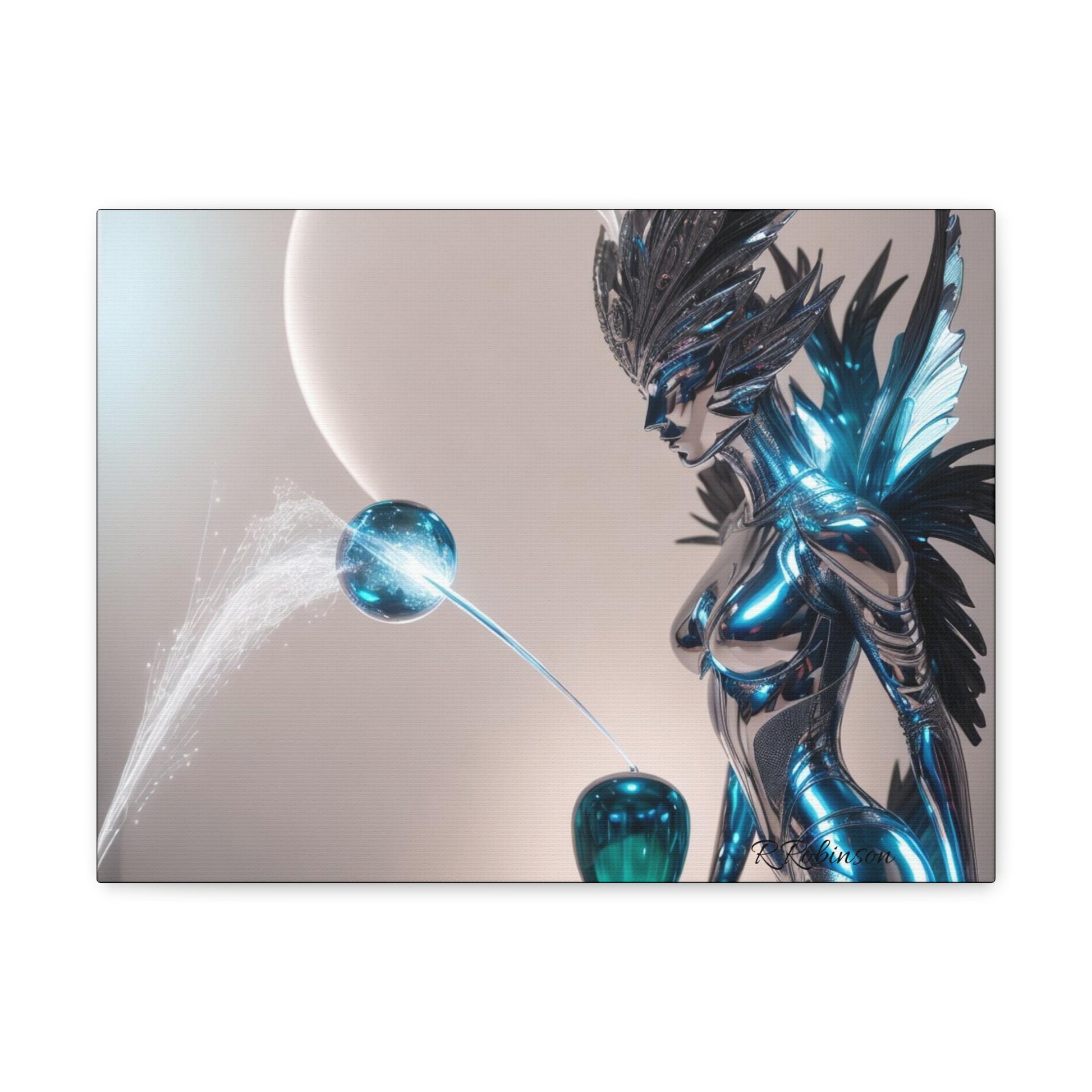 Elevate your interior with the exclusive Plasma Woman No 3 Canvas Gallery Wraps. As the 3rd collectable in the series, these top-quality canvas wraps feature finely textured, artist-grade cotton for exceptional clarity and detail. Made with 100% cotton fabric and a closed MDF backing, these wraps are both durable and stunning. Available in multiple sizes to complement any space.