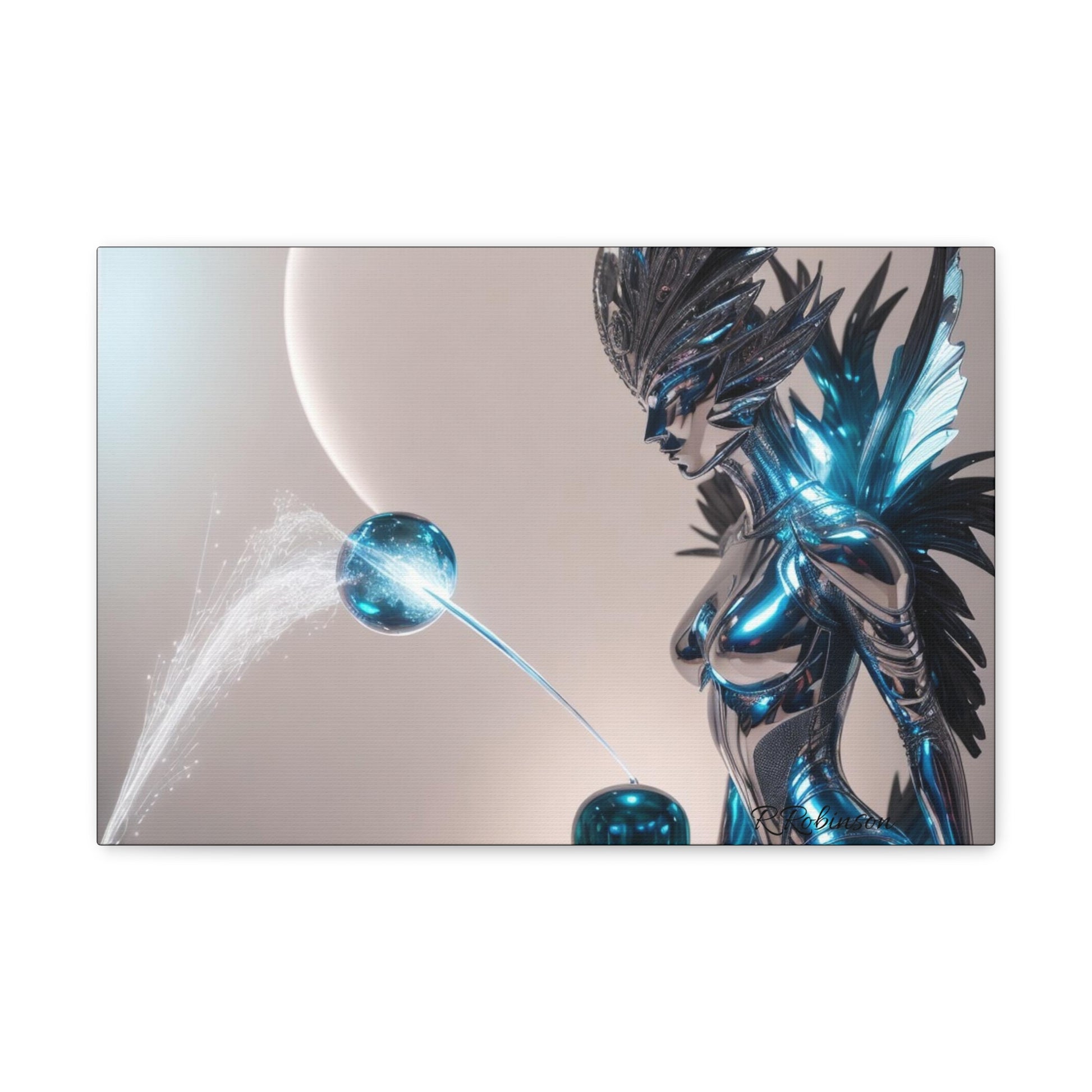 Elevate your interior with the exclusive Plasma Woman No 3 Canvas Gallery Wraps. As the 3rd collectable in the series, these top-quality canvas wraps feature finely textured, artist-grade cotton for exceptional clarity and detail. Made with 100% cotton fabric and a closed MDF backing, these wraps are both durable and stunning. Available in multiple sizes to complement any space.