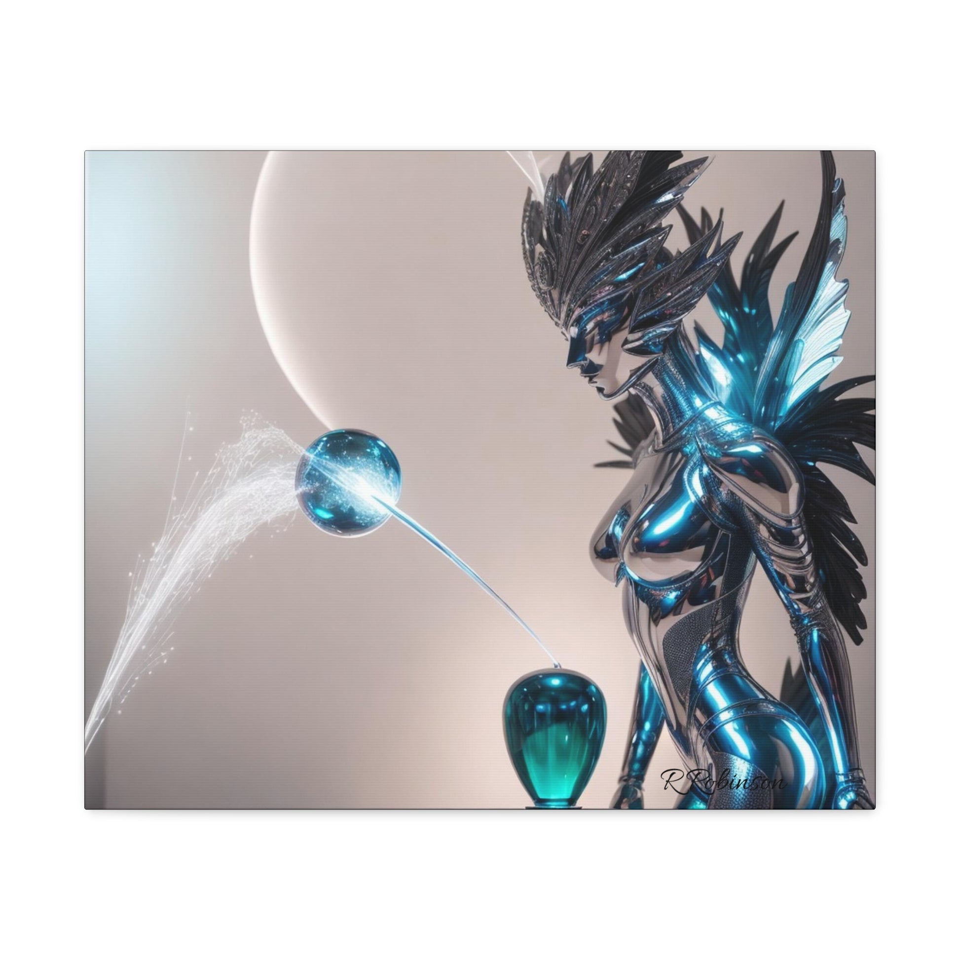 Elevate your interior with the exclusive Plasma Woman No 3 Canvas Gallery Wraps. As the 3rd collectable in the series, these top-quality canvas wraps feature finely textured, artist-grade cotton for exceptional clarity and detail. Made with 100% cotton fabric and a closed MDF backing, these wraps are both durable and stunning. Available in multiple sizes to complement any space.