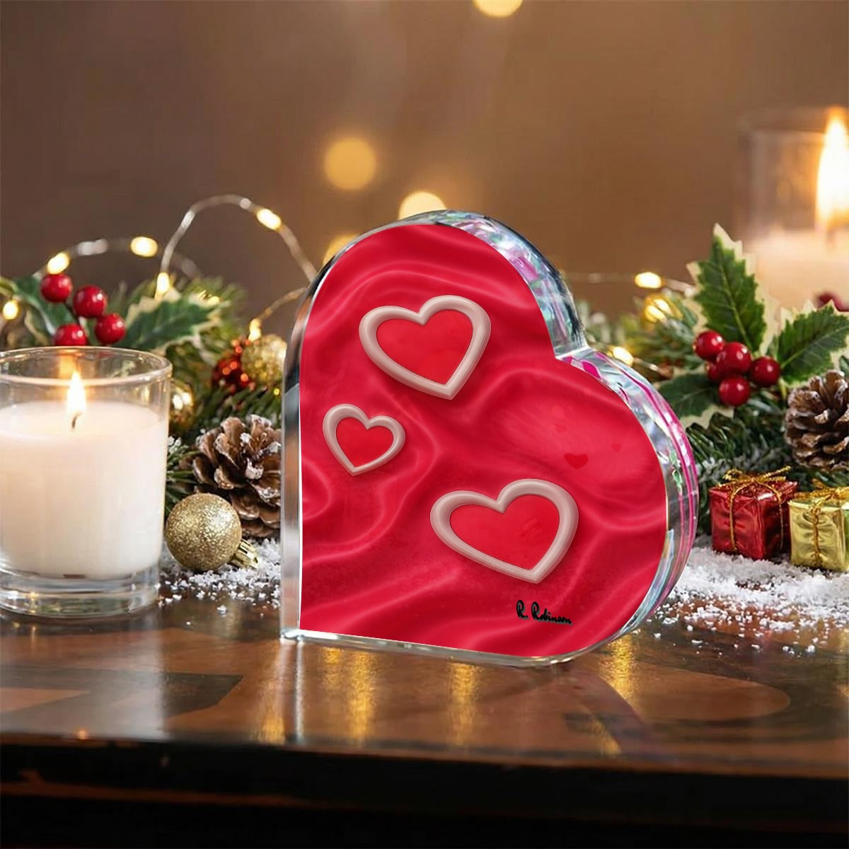 Elevate your décor with this stunning heart-shaped acrylic display piece, crafted from premium 1cm thick high-transparency acrylic that captures light beautifully. Its crystal-clear finish and smooth, polished edges deliver an elegant, minimalist aesthetic perfect for any room—living spaces, bedrooms, offices, or special occasions like weddings and anniversaries. Beyond decoration, this versatile piece doubles as a charming stand for lightweight photos and cards, adding warmth and sophistication to shelves,