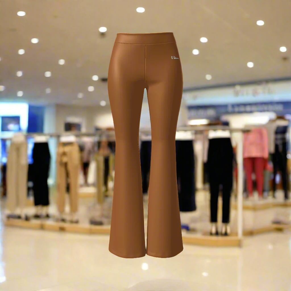 Elevate your wardrobe with our Women's High Waisted Stretch Pants. Crafted from a high-quality blend of 92% polyester and 8% spandex, these bodycon pants offer a comfortable fit and high stretch for all-day wear. Perfect for any occasion, from casual to daily wear. Carefully designed with a flattering mid-waist and elegant flare, these pants are a must-have for every season. Machine washable for easy care.