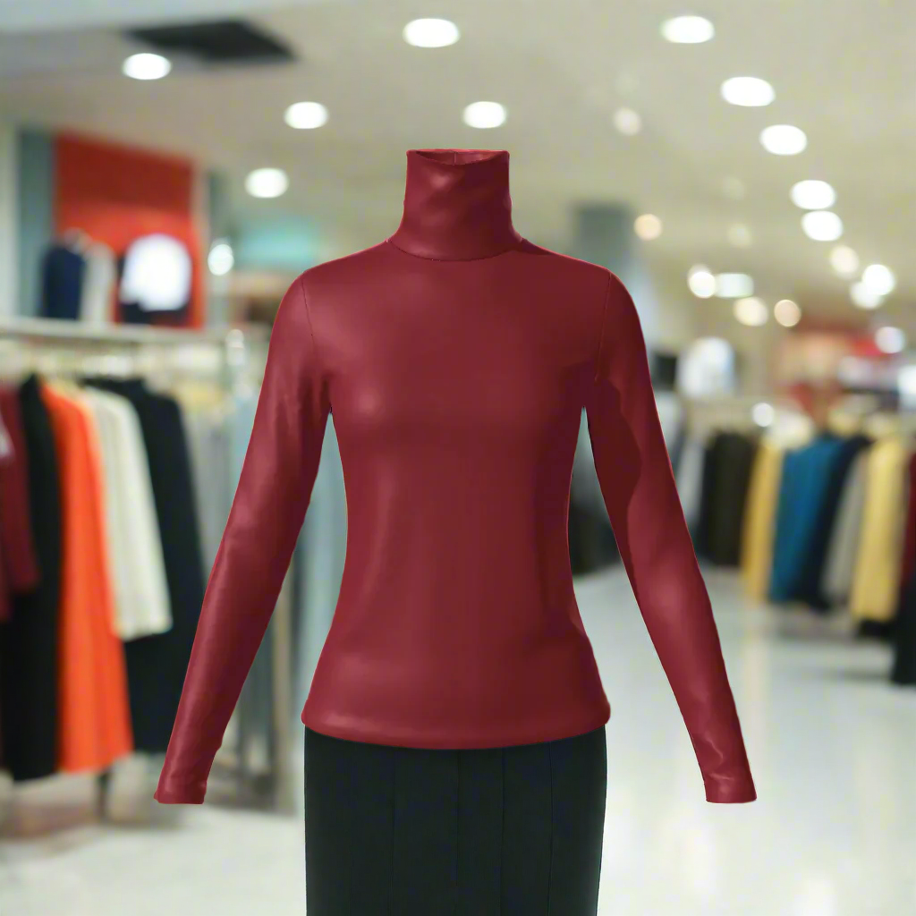 Elevate your wardrobe with our Women's Turtle Neck Top. Made from a luxurious blend of 95% polyester and 5% spandex, this top offers high stretch and a moderate thickness for comfort and style. Perfect for any occasion, from daily casual to special events, this top features a turtleneck and long sleeves for an elegant and sophisticated look. Care instructions are included for easy maintenance. Experience the ultimate in comfort and fashion with our Women's Turtle Neck Top.