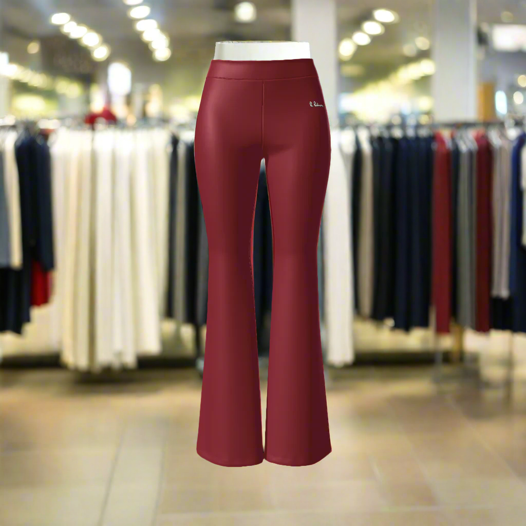 Elevate your wardrobe with our Women's High Waisted Stretch Pants. Crafted from a high-quality blend of 92% polyester and 8% spandex, these bodycon pants offer a comfortable fit and high stretch for all-day wear. Perfect for any occasion, from casual to daily wear. Carefully designed with a flattering mid-waist and elegant flare, these pants are a must-have for every season. Machine washable for easy care.