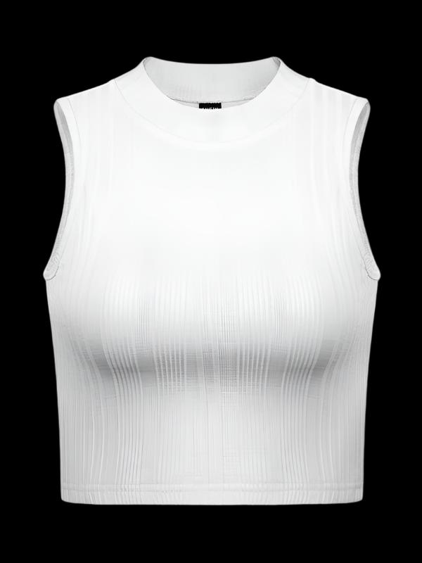 Unleash your bold and daring side with our Women's Round Neckless Sleeve Navel Short Back Tank Top! Made with a blend of 95% Polyester and 5% Elastane for comfort and flexibility. Featuring a round neck and sleeveless design, it's perfect for any occasion and can be styled with high-waisted jeans or a skirt for a chic look. Don't be afraid to take risks and make a statement with this sexy and versatile top.