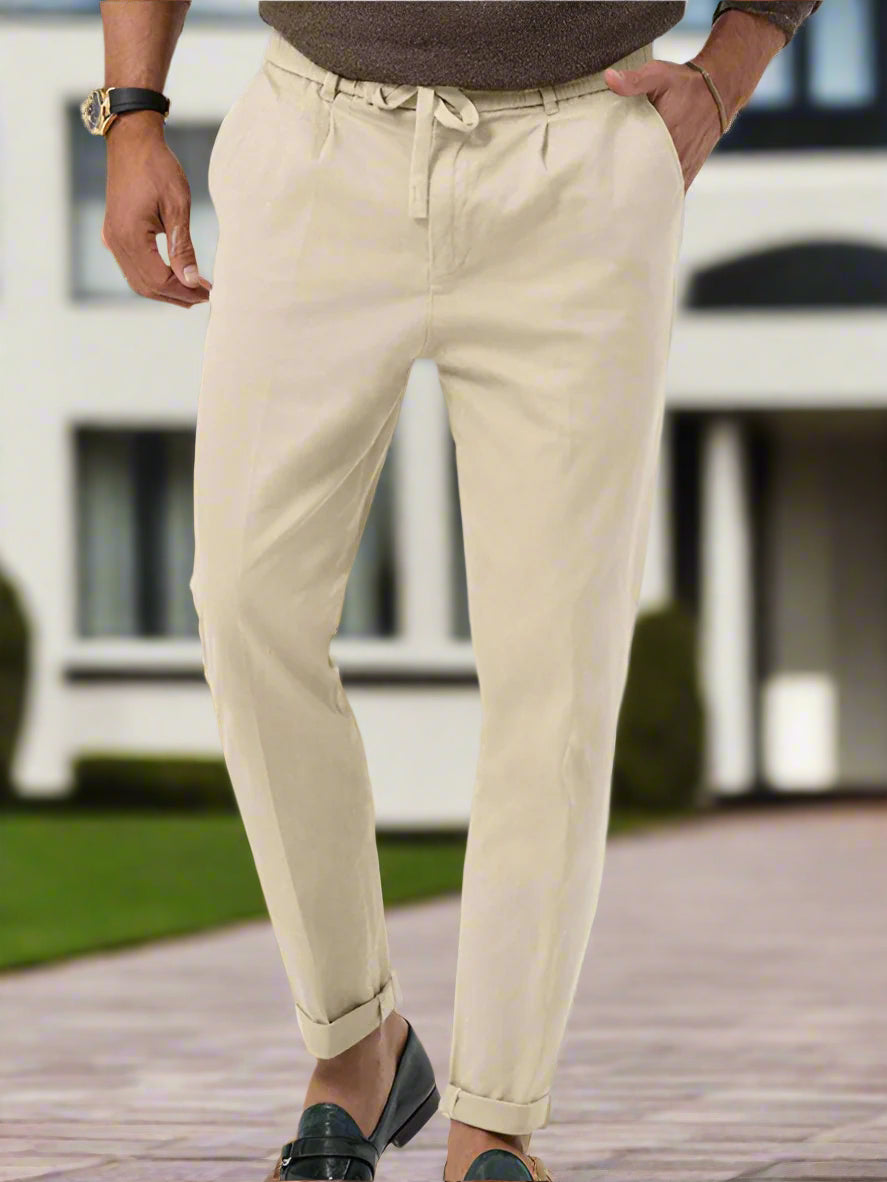 Upgrade your wardrobe with our New men's trendy business straight solid color casual trousers. Designed for both comfort and style, these trousers come in a Black Friday Christmas Bundle - 4 for $100, allowing you to mix and match different colors and patterns. Made from high-quality 90% Polyester and 10% Elastane/Spandex material, these trousers are true to size and feature a slight elasticity for a perfect fit. Perfect for spring-summer season, these woven leisure-style pants weigh only 253 g and come wit