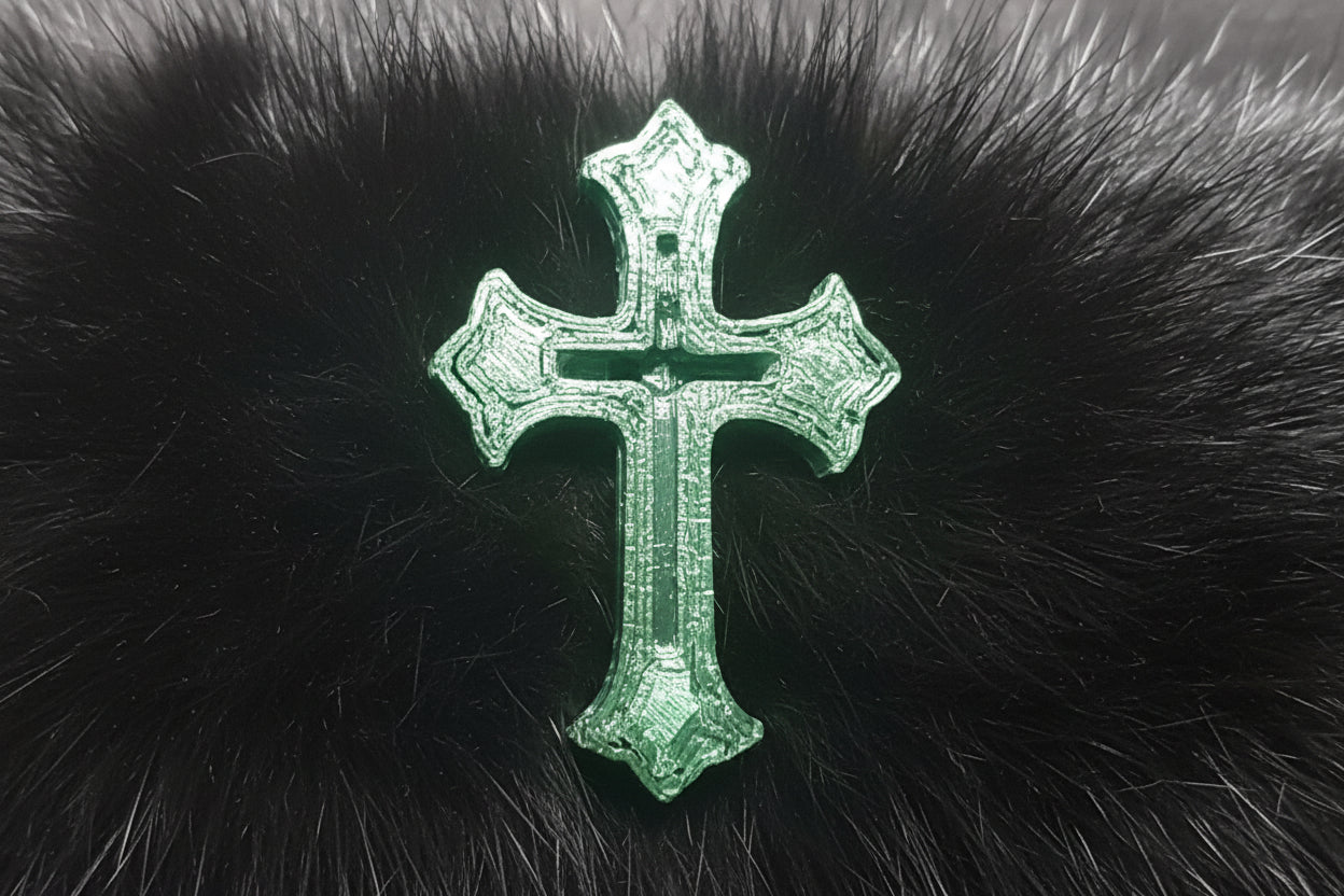 Transform your kicks with Cross Bling—the dynamic shoe charm that steals the show. Watch it shimmer and shift with every step as light dances across premium 2-3mm rhinestones. At 2.5" wide and 2" long, this eye-catching accessory delivers serious sparkle without the toxic glue. Built to last through countless wears, Cross Bling is the collectible charm that keeps giving. Start with the plain version and customize with our separate bling kits—mix, match, and trade with friends. It's the accessory that turns 