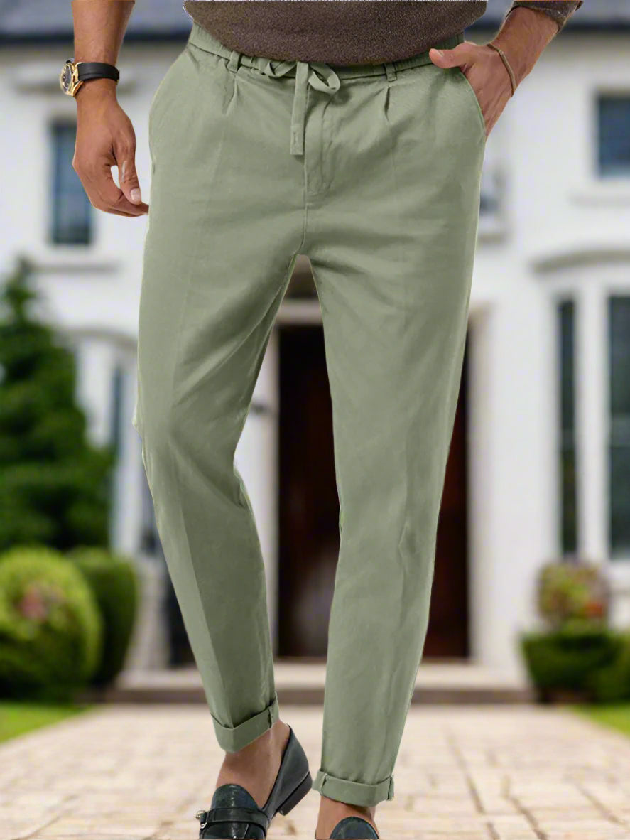 Upgrade your wardrobe with our New men's trendy business straight solid color casual trousers. Designed for both comfort and style, these trousers come in a Black Friday Christmas Bundle - 4 for $100, allowing you to mix and match different colors and patterns. Made from high-quality 90% Polyester and 10% Elastane/Spandex material, these trousers are true to size and feature a slight elasticity for a perfect fit. Perfect for spring-summer season, these woven leisure-style pants weigh only 253 g and come wit