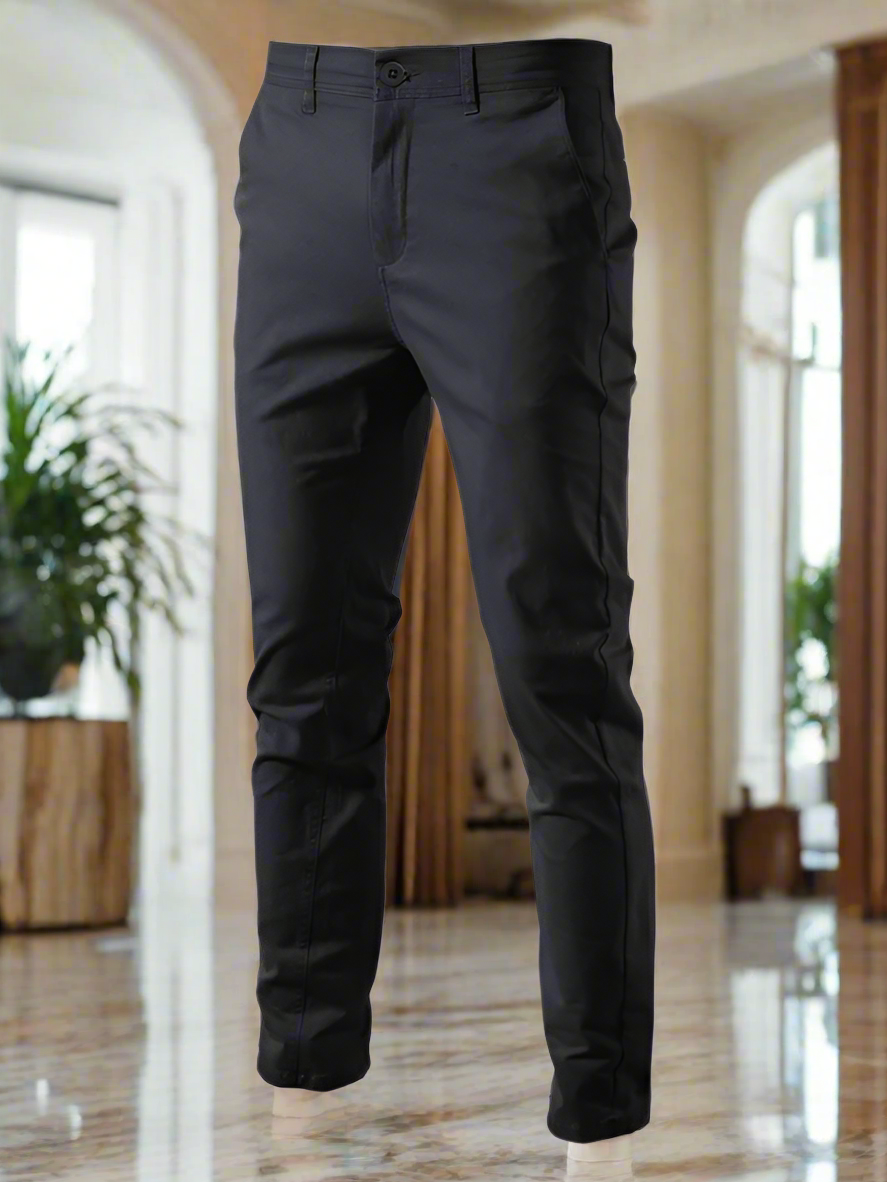Indulge in luxury and style with our Men's solid color casual pants bundle. Crafted from a blend of 3% polyester and 97% cotton, these pants offer a slight elasticity for maximum comfort throughout the four seasons. With a true-to-size fit and elegant woven design, elevate your leisure wardrobe with these 450g pants featuring straight pockets. Black Friday Christmas Bundle 4 for $100.