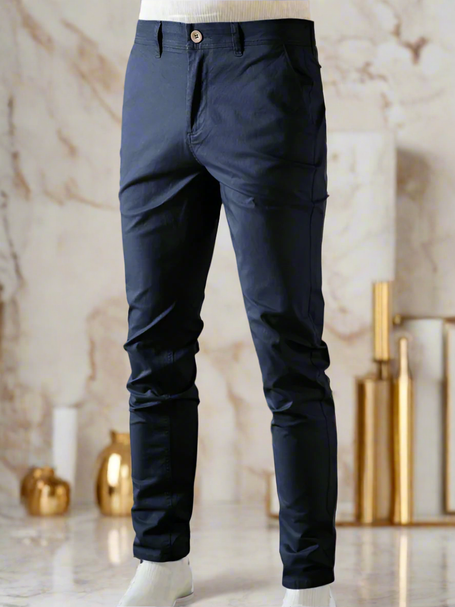Indulge in luxury and style with our Men's solid color casual pants bundle. Crafted from a blend of 3% polyester and 97% cotton, these pants offer a slight elasticity for maximum comfort throughout the four seasons. With a true-to-size fit and elegant woven design, elevate your leisure wardrobe with these 450g pants featuring straight pockets. Black Friday Christmas Bundle 4 for $100.