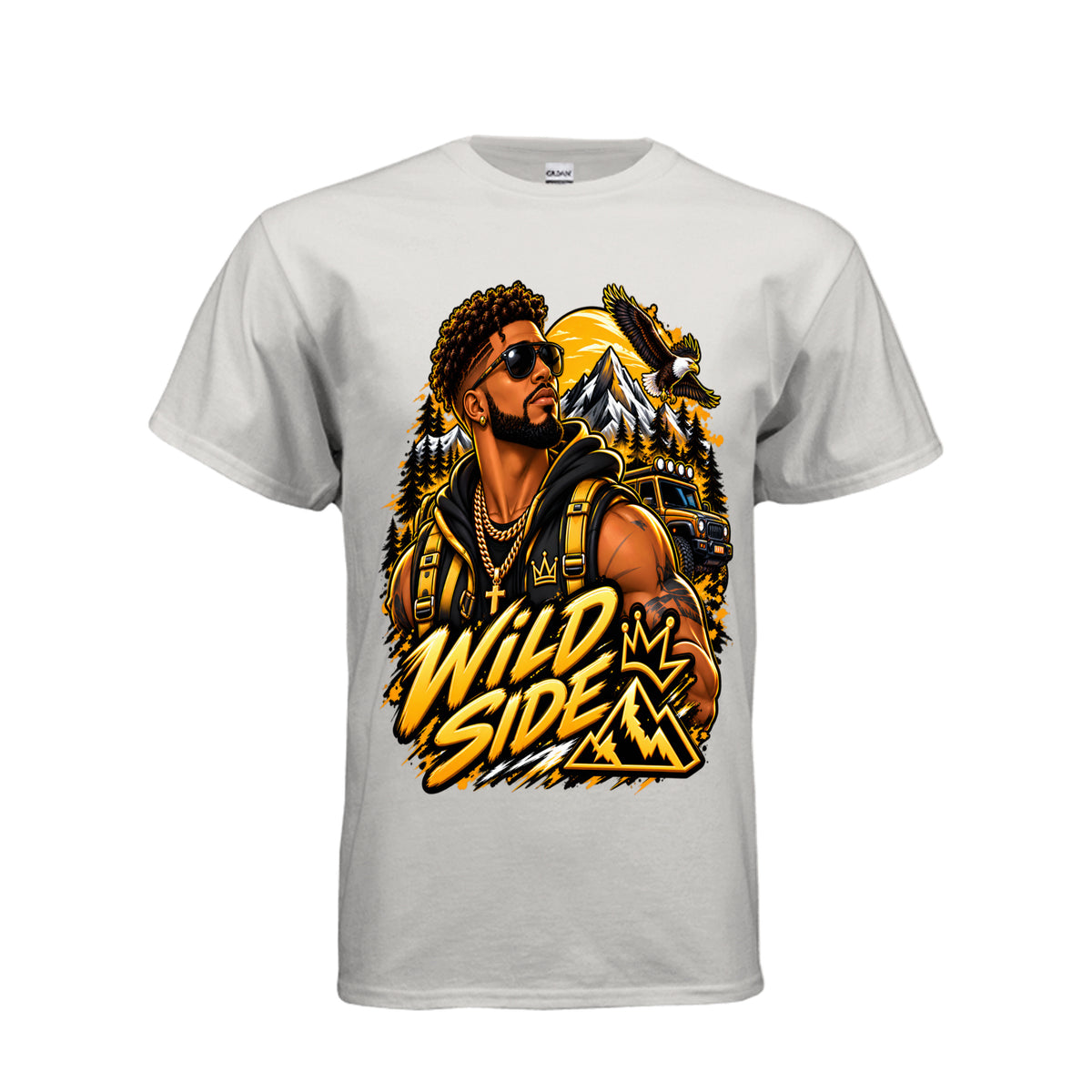 Kick Bling CE-001 graphic T-shirt front design in another color option