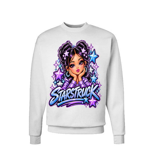 Kick Bling™ CE-006 Starstruck graphic sweatshirt front view