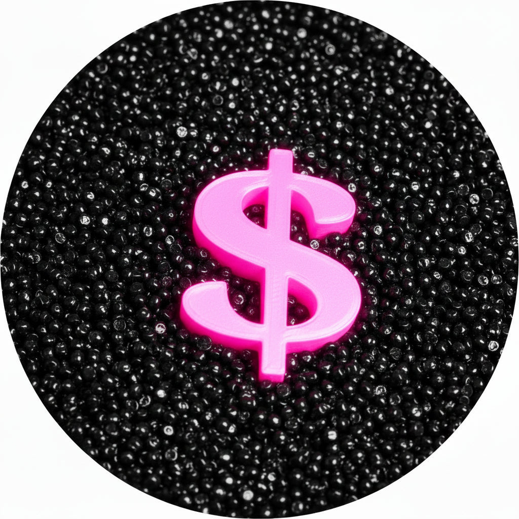 Elevate your sneaker game with Money Bling—the dynamic shoe charm that transforms with every step. Watch as premium rhinestones catch light and shift color with movement, creating an eye-catching effect that demands attention. Crafted with non-toxic adhesive and durable 2-3mm stones, this 2.5" × 2" charm stays put through daily wear. Start with the plain version or customize with our separate bling kits to match your style. Built for teens and adults who want their kicks to stand out. Sturdy, long-las