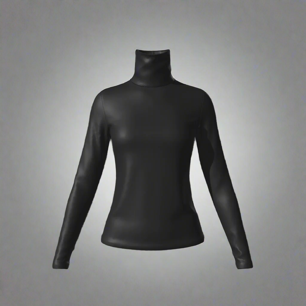 Elevate your wardrobe with our Women's Turtle Neck Top. Made from a luxurious blend of 95% polyester and 5% spandex, this top offers high stretch and a moderate thickness for comfort and style. Perfect for any occasion, from daily casual to special events, this top features a turtleneck and long sleeves for an elegant and sophisticated look. Care instructions are included for easy maintenance. Experience the ultimate in comfort and fashion with our Women's Turtle Neck Top.