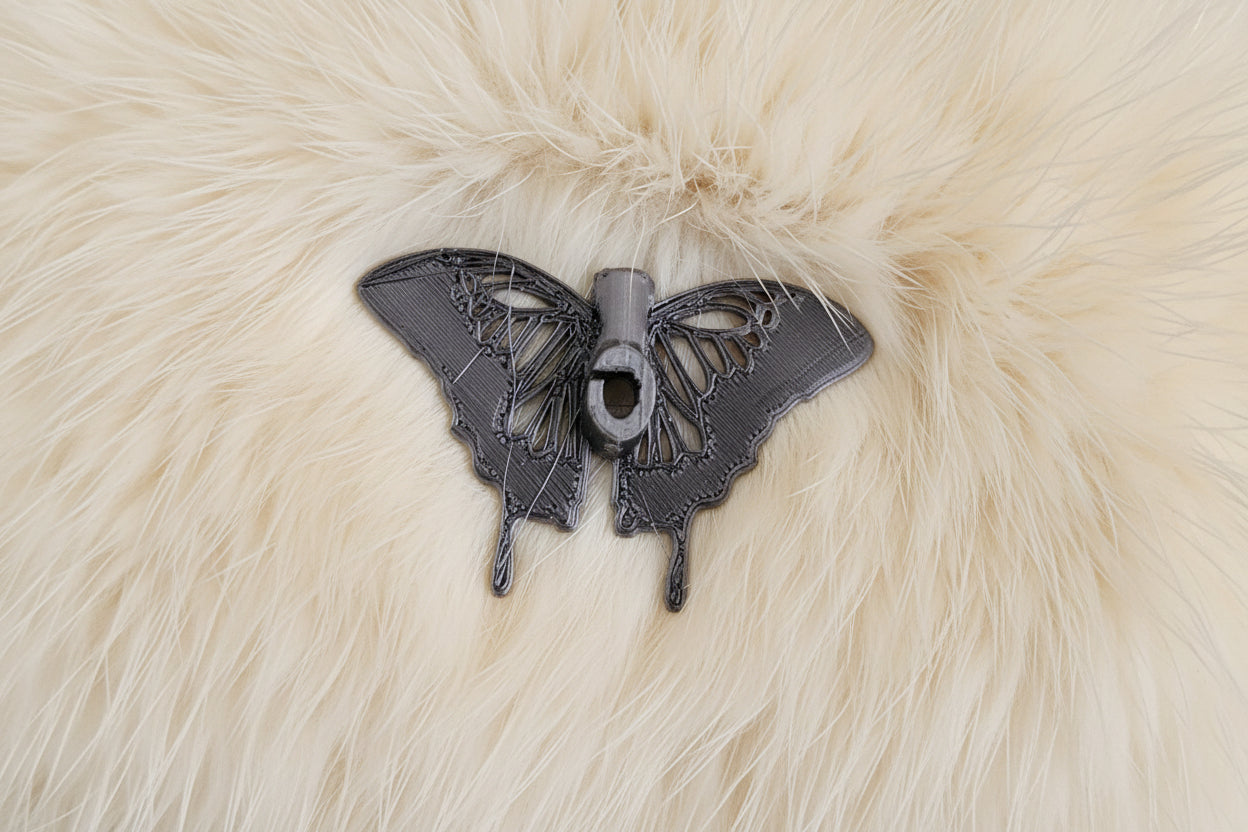 Butterfly Bling is the shoe charm that keeps collectors coming back. Each iridescent design sparkles with peacock blue rhinestones that shift and shimmer with every step—making it the perfect tradable collectible. Build your charm collection, swap with friends, or hunt for rare variations. Crafted with non-toxic glue and durable 2-3mm rhinestones, it measures 2.5" wide by 2" long. Available fully blinged or plain, with separate bling kits to customize your style. Start your collection today.