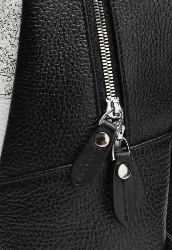 Cream Aurora Colville Leather Backpack