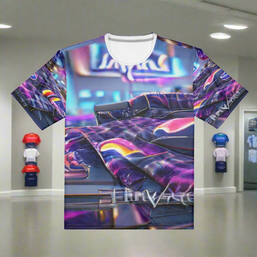 Cosmic Flannel 420b Print Handmade Men T-shirt